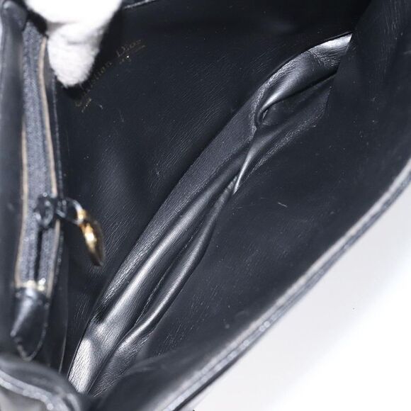 Dior Cd Black Leather Shoulder Bag (Pre-Owned) - Picture 12 of 16